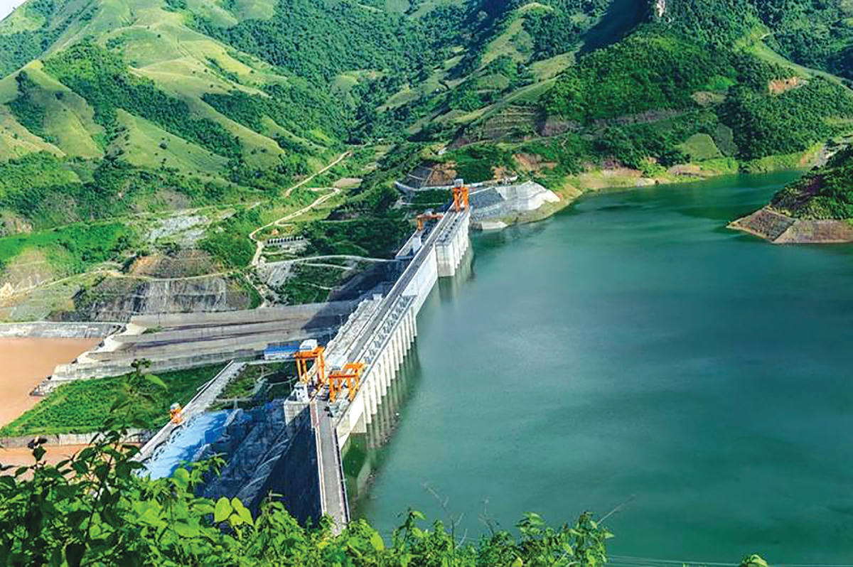 Lưu lượng nước về hồ thủy điện Sơn La đã được cải thiện.  