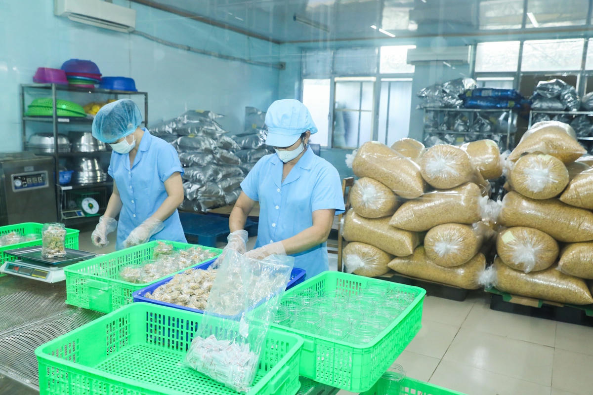 [Ảnh] Chủ tịch UBTƯ MTTQ Việt Nam kiểm tra thực hiện CVĐ 'Người Việt Nam ưu tiên dùng hàng Việt Nam' tại Nam Định