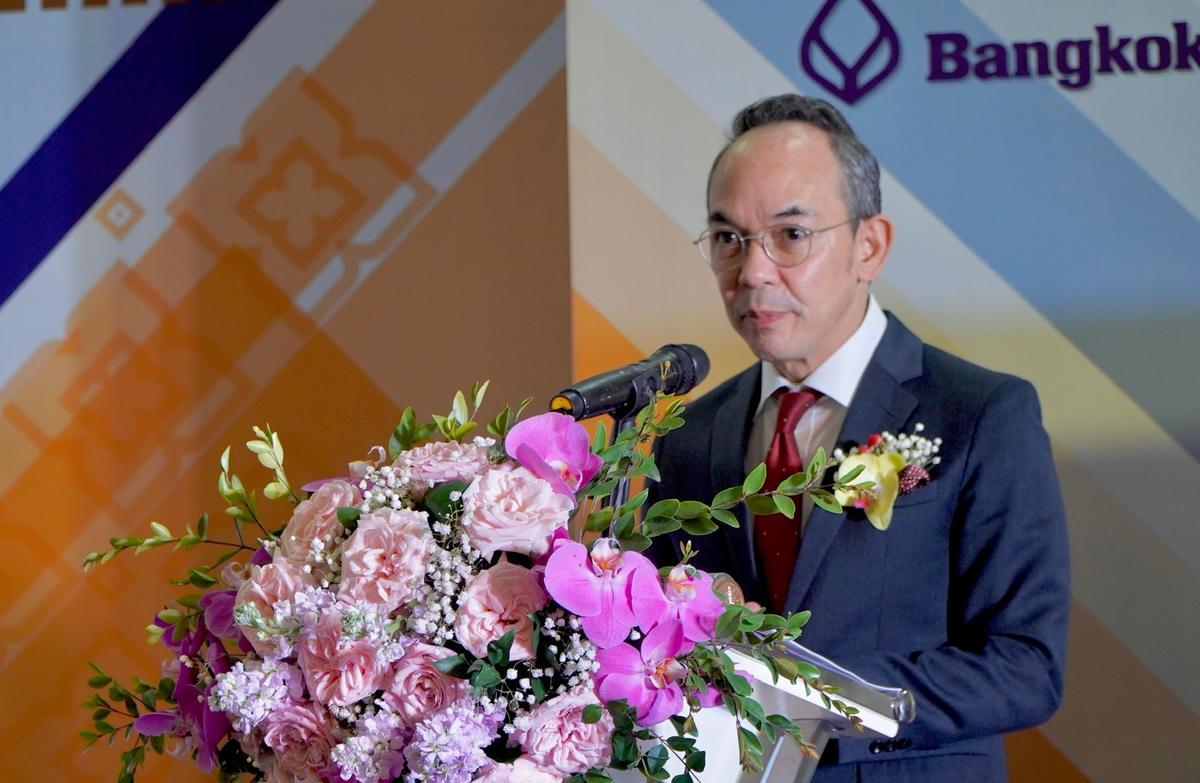 Ngài Nikorndej Balankura, Đại Sứ Đặc Mệnh Toàn Quyền Vương Quốc Thái Lan tại Việt Nam phát biểu tại sự kiện.