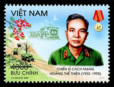 Ra mắt sách và bộ tem bưu chính 'Chiến sĩ cách mạng Hoàng Thế Thiện'