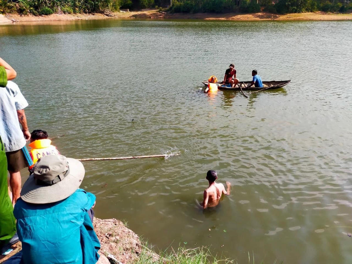 Nơi em V. bị đuối nước thương tâm.