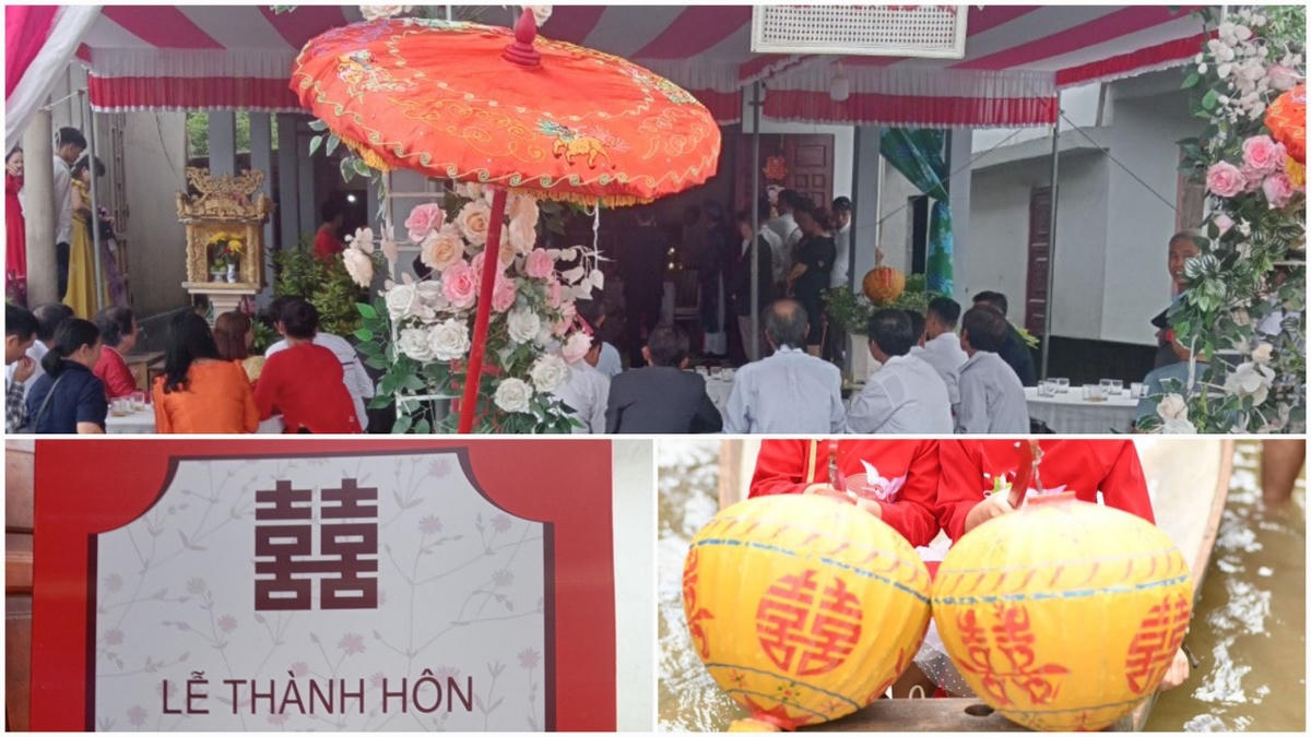 Chủ tịch UBND xã Hải Phong cho biết thêm, cách đây 2 ngày trên địa bàn xã cũng diễn ra một đám cưới. Do nhiều đoạn đường còn bị ngập nước nên có đoạn cô dâu, chú rể và khách mời của đám cưới này cũng phải vén quần lội nước hoặc dùng ghe để di chuyển.