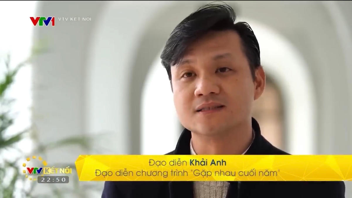 Đạo diễn Nguyễn Khải Anh, đảm nhận vai trò đạo diễn chương trình “Táo Quân 2023” chia sẻ về kịch bản Táo Quân. Ảnh: CMH. 