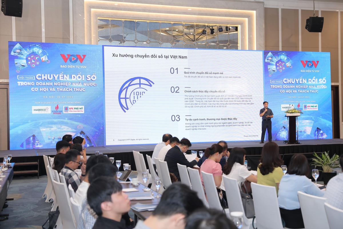 Ông Đoàn Hữu Hậu - Giám đốc tư vấn chuyển đổi số của FPT Digital.