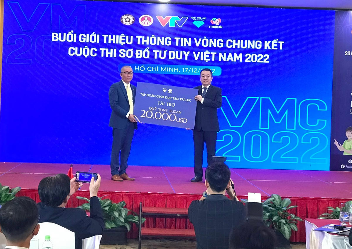 Tổ chức Mindmap Việt Nam tiếp nhận tài trợ 20.000 ngàn USD cho hoạt động phát triển Sơ đồ tư duy.