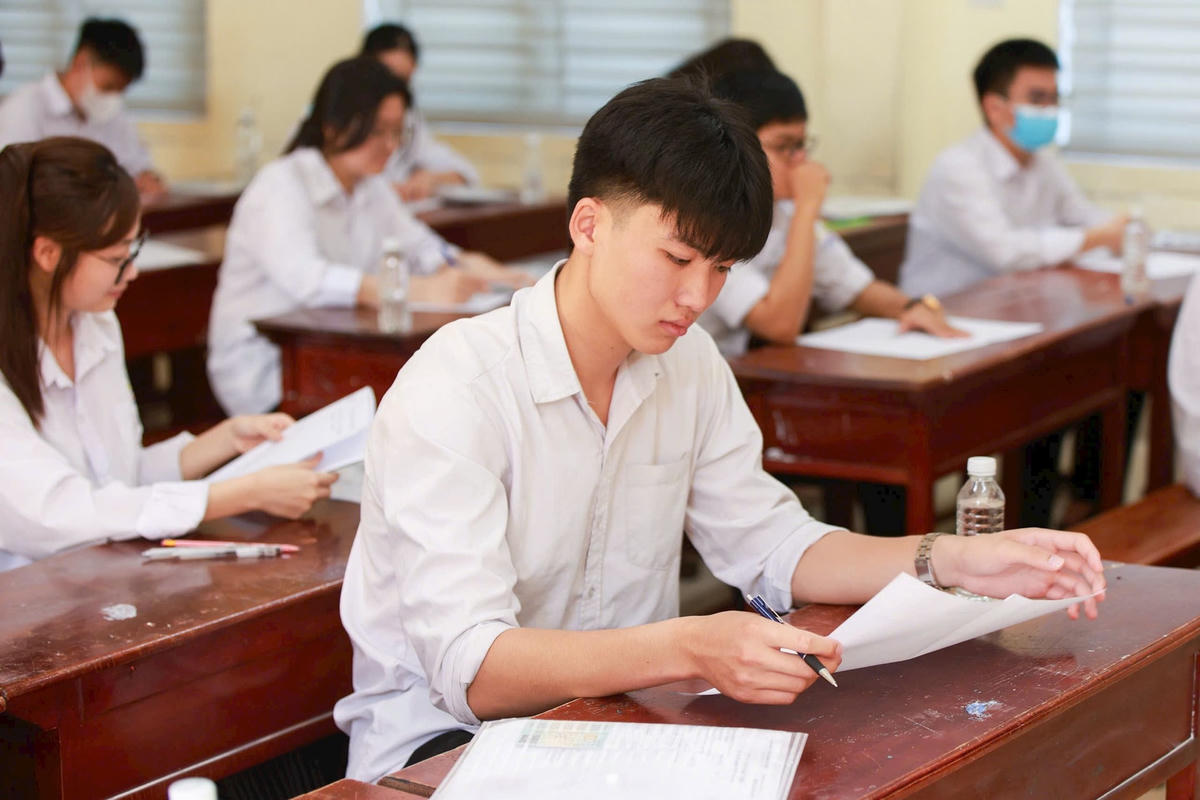 Thí sinh chuẩn bi 