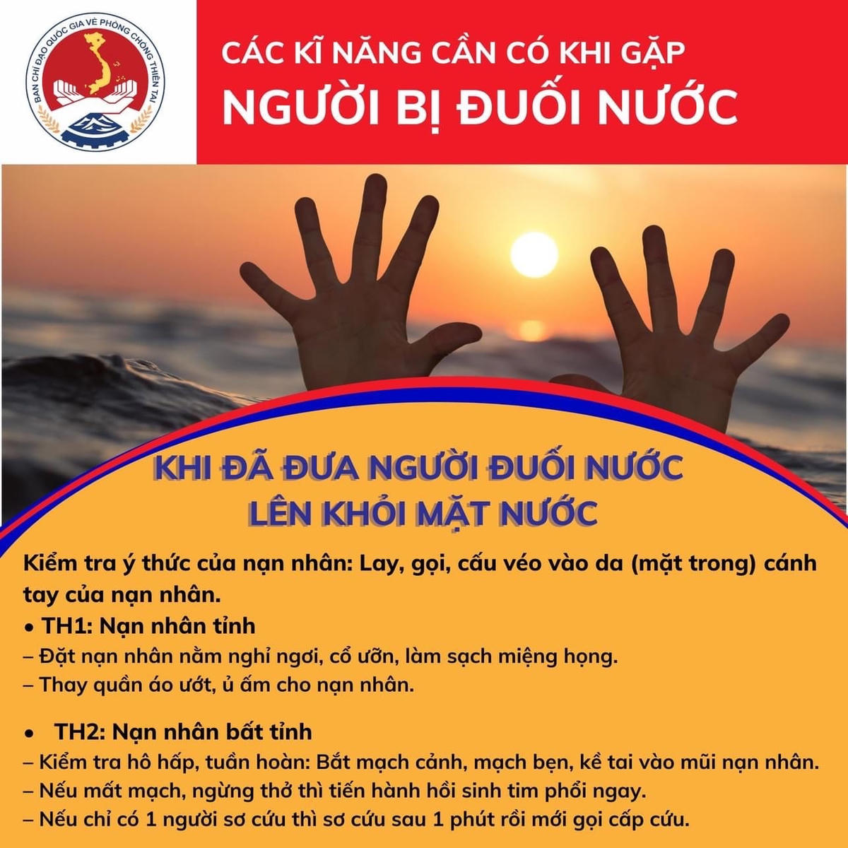 Chống đuối nước và cấp cứu trẻ đuối nước đúng cách
