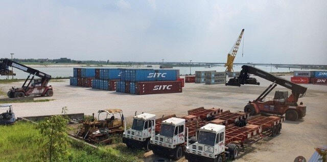 Tân cảng Quế Võ được kỳ vọng trở thành trung tâm logistics, kết nối các khu công nghiệp của Bắc Ninh, Bắc Giang và các tỉnh lân cận với chi phí vận chuyển thấp.