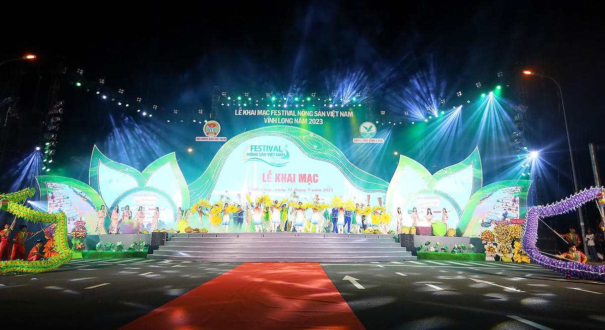 Lễ khai mạc Festival Nông sản Việt Nam - Vĩnh Long năm 2023.