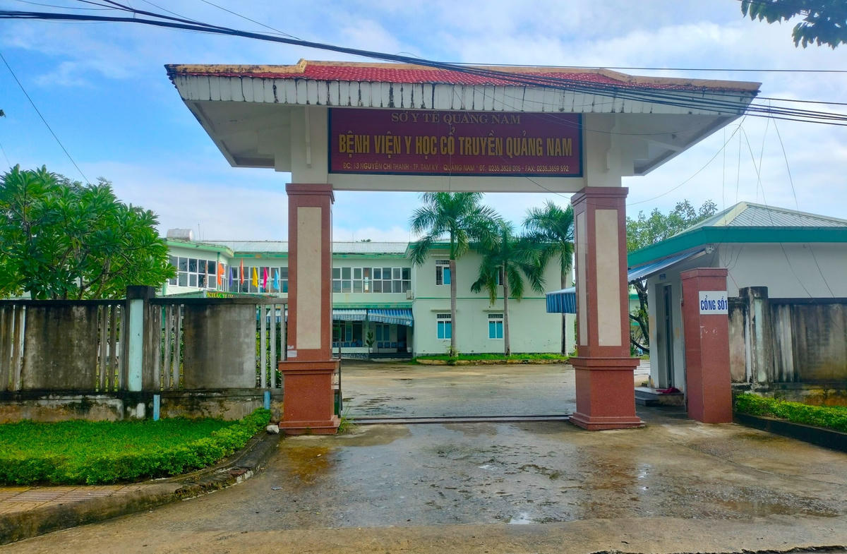 Một góc Bệnh viện YHCT Quảng Nam.