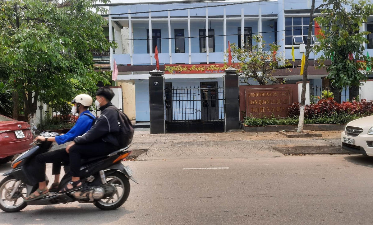 Một góc trụ sở BQL dự án đầu tư xây dựng thị xã Điện Bàn.