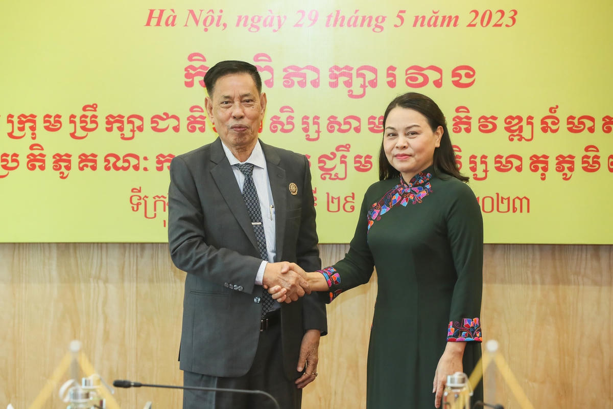Đoàn đại biểu Hội đồng Quốc gia Mặt trận Đoàn kết Phát triển Tổ quốc Campuchia kết thúc tốt đẹp chuyến công tác tại Việt Nam