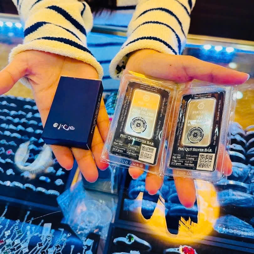 Bạc đang trở thành kênh đầu tư thu hút. Ảnh: TB.