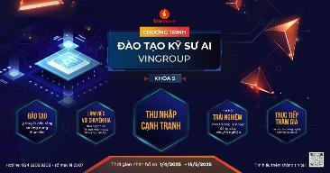 VinBigdata tuyển sinh Chương trình Đào tạo Kỹ sư AI Vingroup mùa 6 -2025