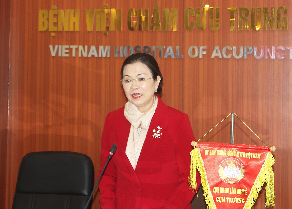 Phó Chủ tịch Trương Thị Ngọc Ánh phát biểu tại Hội nghị.