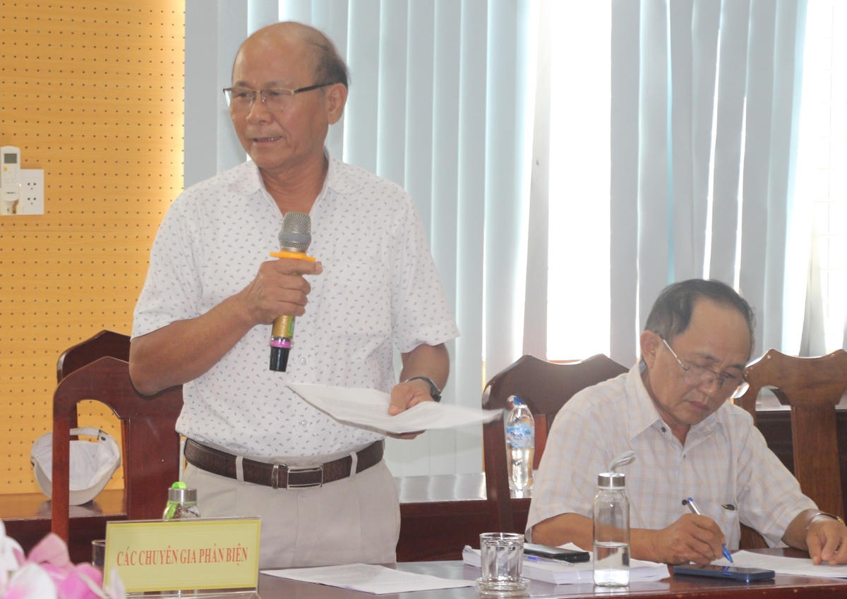 Ông Nguyễn Hoàng Sơn, nguyên Phó Chủ tịch UBND tỉnh Quảng Ngãi phát biểu ý kiến.
