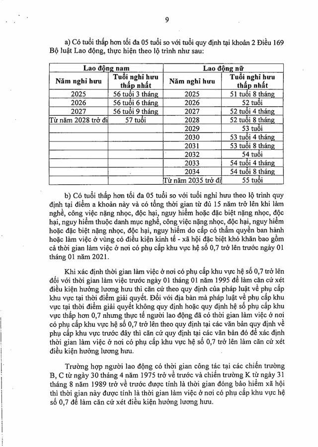 Nghị định 157/2025/NĐ-CP: Quy định mới về lương hưu, lộ trình nghỉ hưu, trợ cấp... đối với quân nhân, Công an, dân quân thường trực- Ảnh 9.