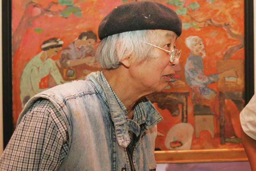 Họa sĩ Lưu Công Nhân (1929-2007).  