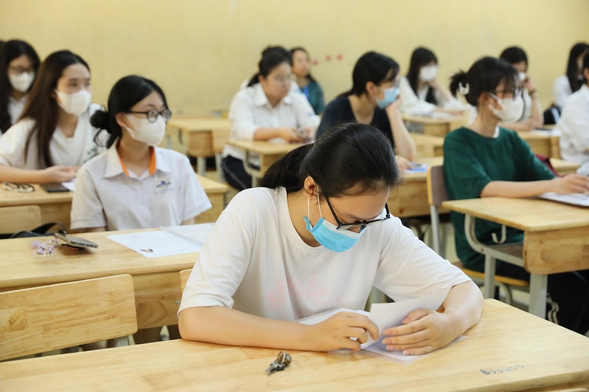 Thí sinh dự thi tốt nghiệp THPT năm 2023. Ảnh minh họa: Quang Vinh.