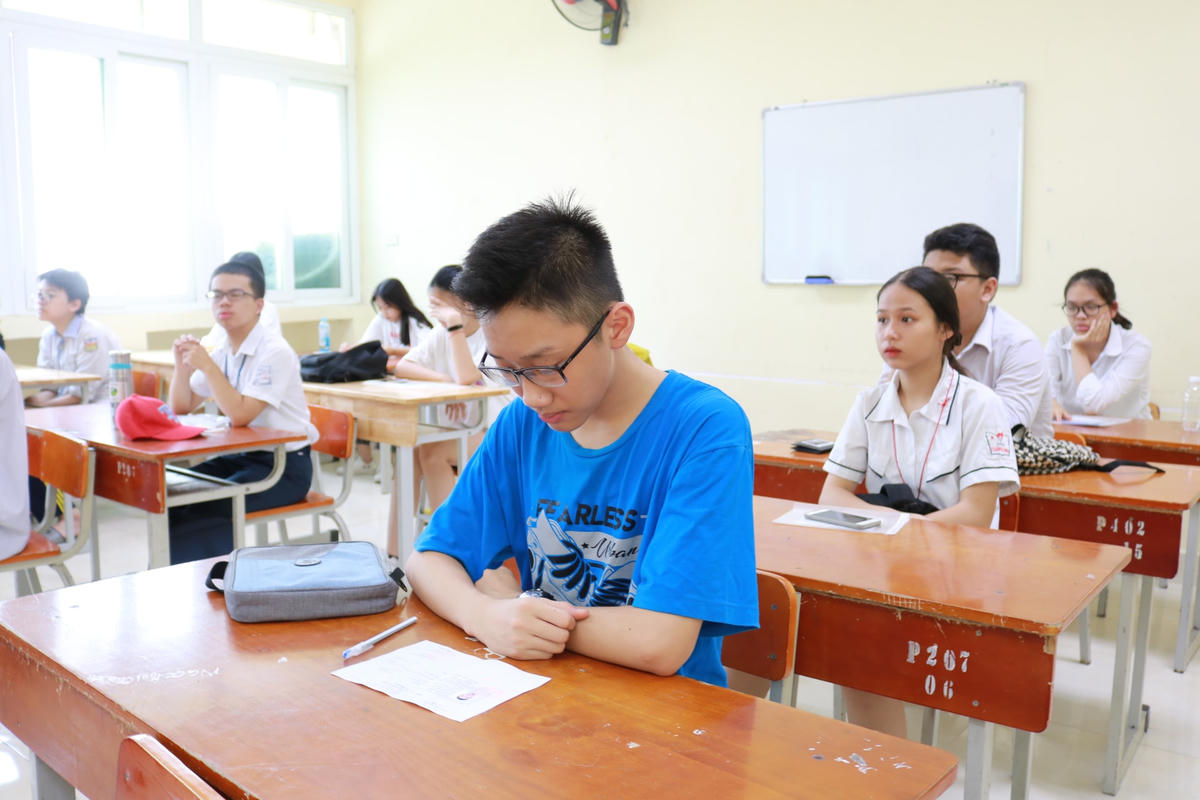 Học sinh thi vào 10 THPT công lập năm học 2020-2021.