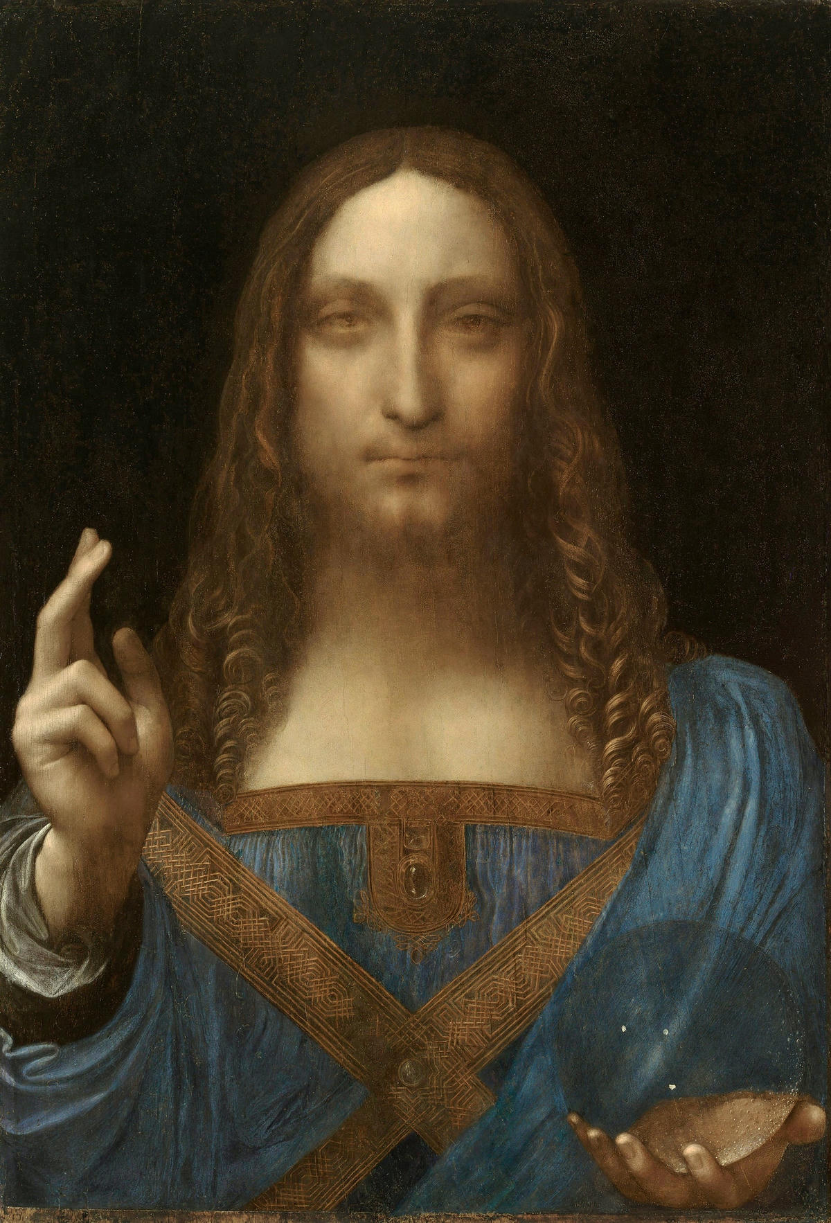 Salvator Mundi của Leonardo da Vinci.