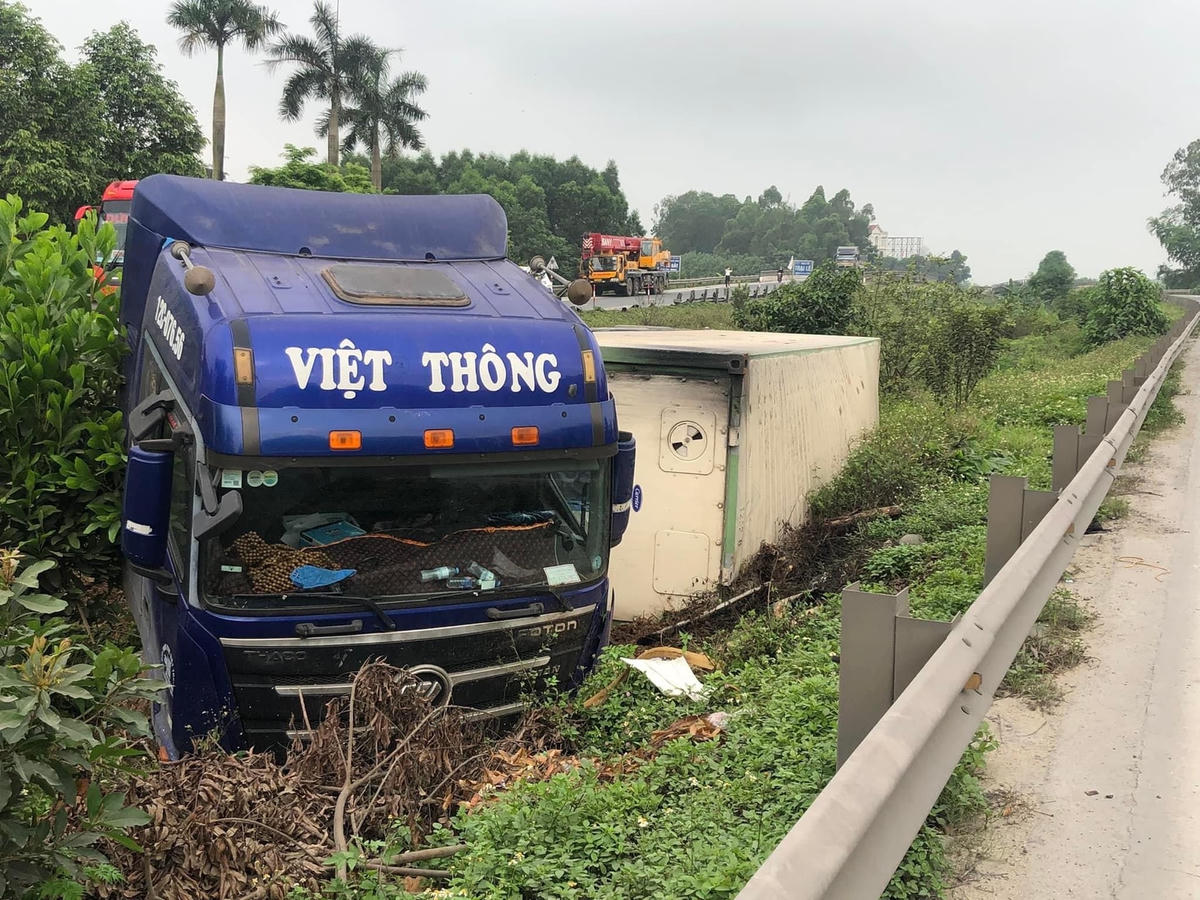 Hiện trường vụ tai nạn.