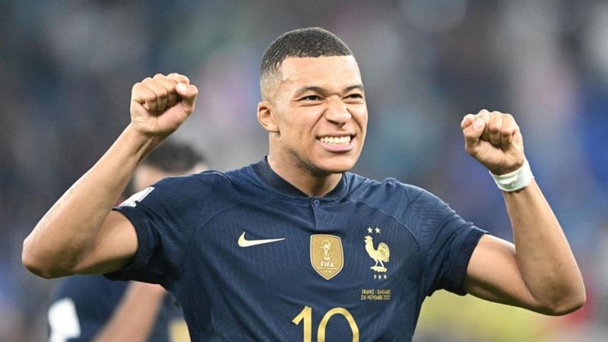 Kylian Mpabbe đang giữ vị trí đầu Bảng xếp hạng vua phá lưới. 