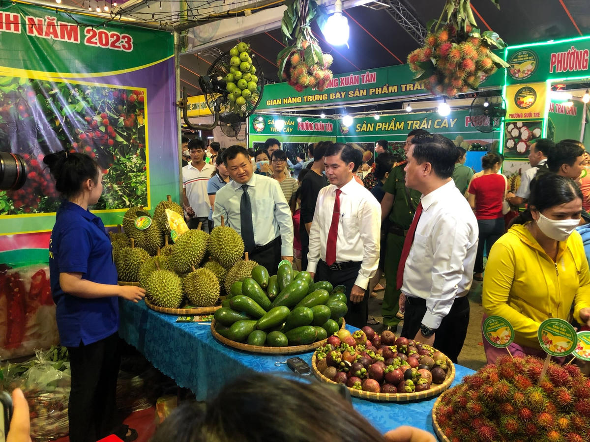 Nhiều hoạt động ý nghĩa được tổ chức tại lễ hội trái cây Long Khánh năm 2023. Ảnh: Hoàng Long.