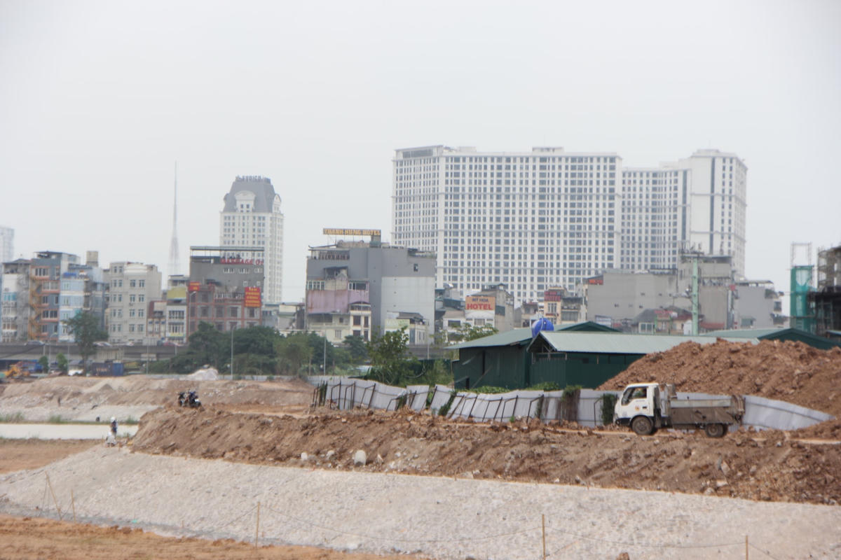 Hà Nội: Dự án Công viên – Hồ điều hòa CV1 chậm tiến độ giờ ra sao?