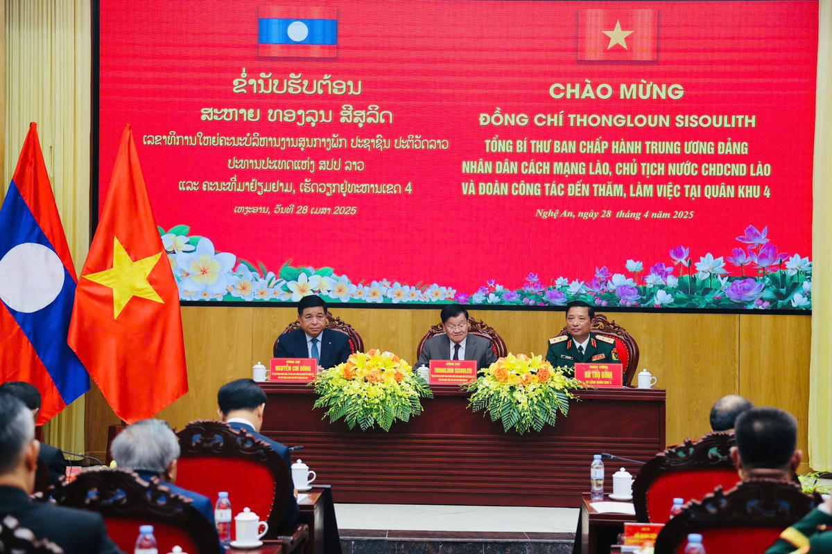 Tổng Bí thư, Chủ tịch nước Lào đến Việt Nam dự Lễ kỷ niệm 30/4- Ảnh 7.