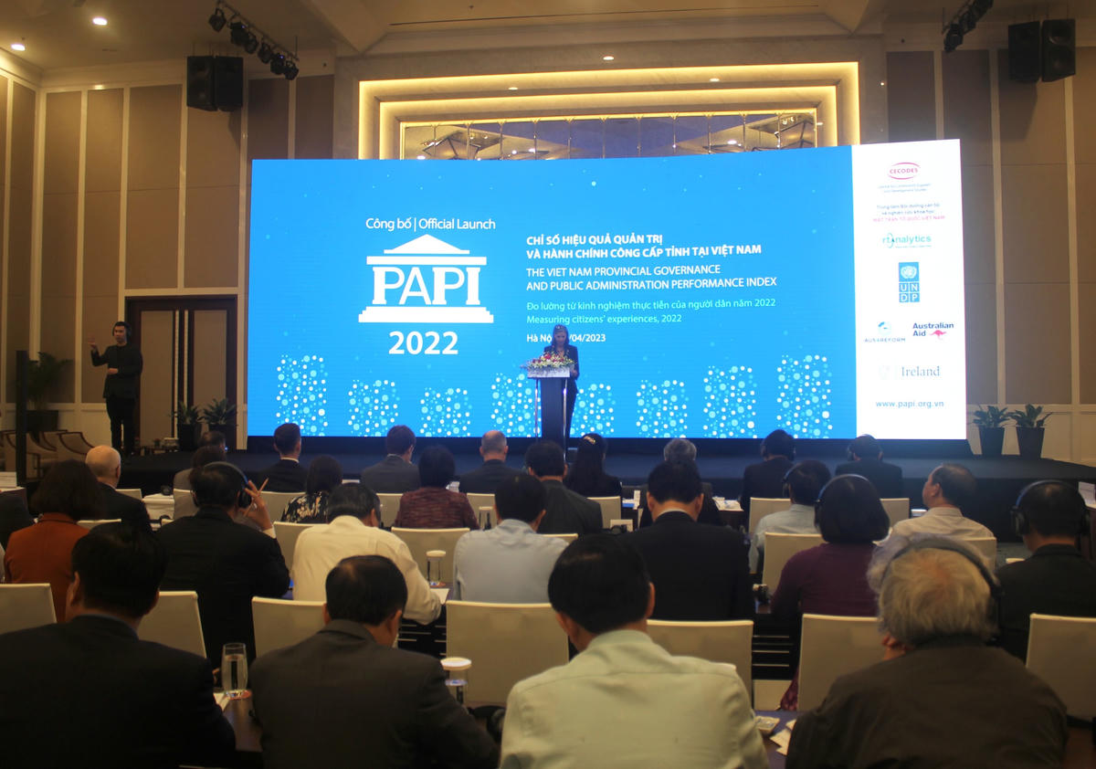 Công bố Chỉ số PAPI tại Việt Nam năm 2022.