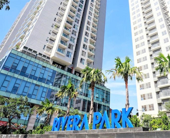 Chung cư Rivera Park (quận 10, TPHCM) nơi xảy ra tranh chấp kéo dài.