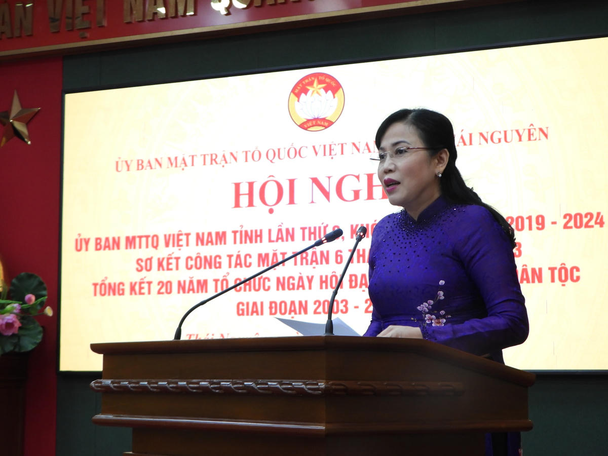 Bí thư Tỉnh ủy Thái Nguyên Nguyễn Thanh Hải phát biểu tại Hội nghị.