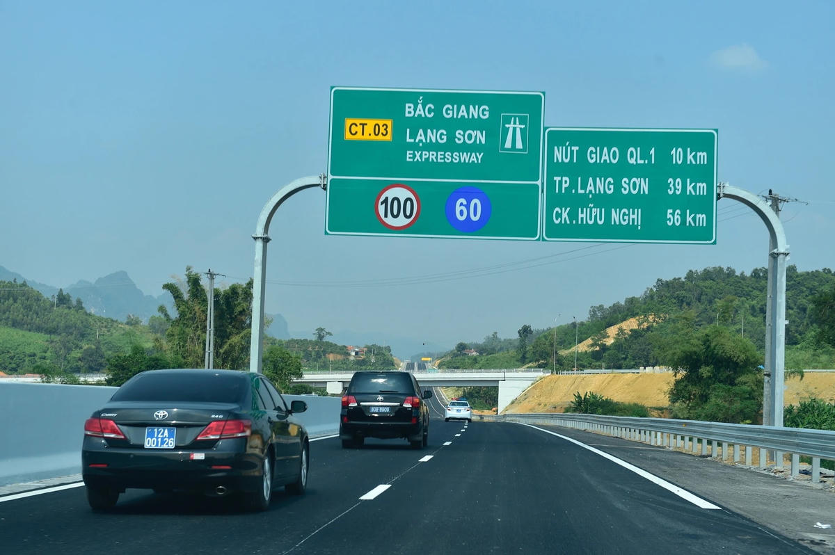 Cao tốc Bắc Giang - Lạng Sơn.