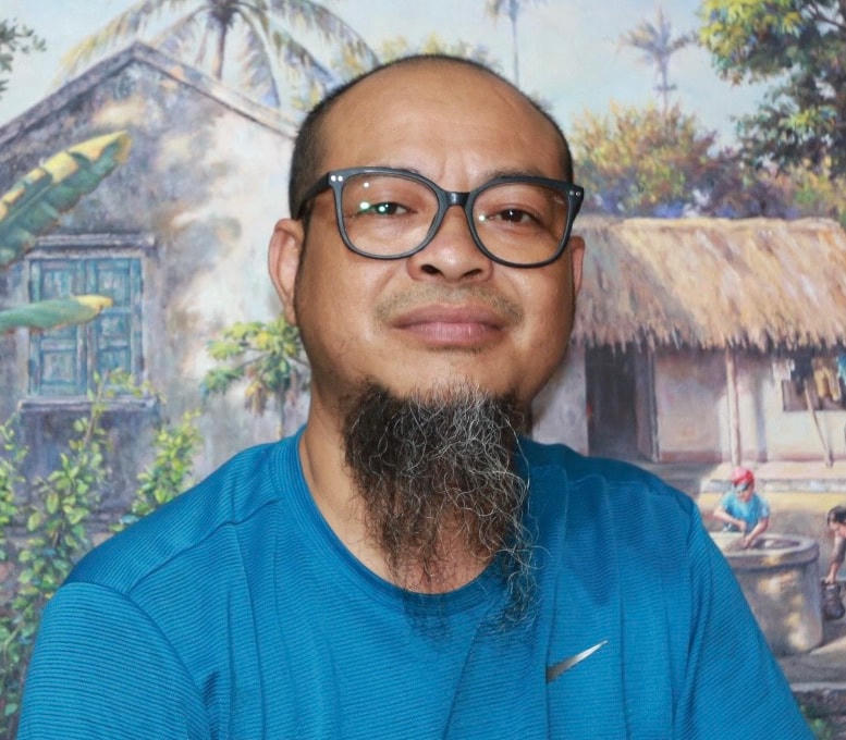 Họa sĩ Lê Anh Thanh.