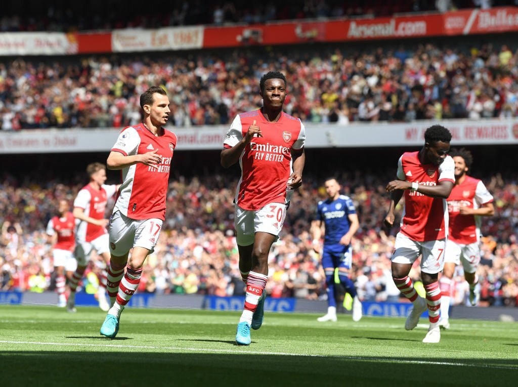Nketiah là người hùng của Arsenal. (Ảnh; Getty).