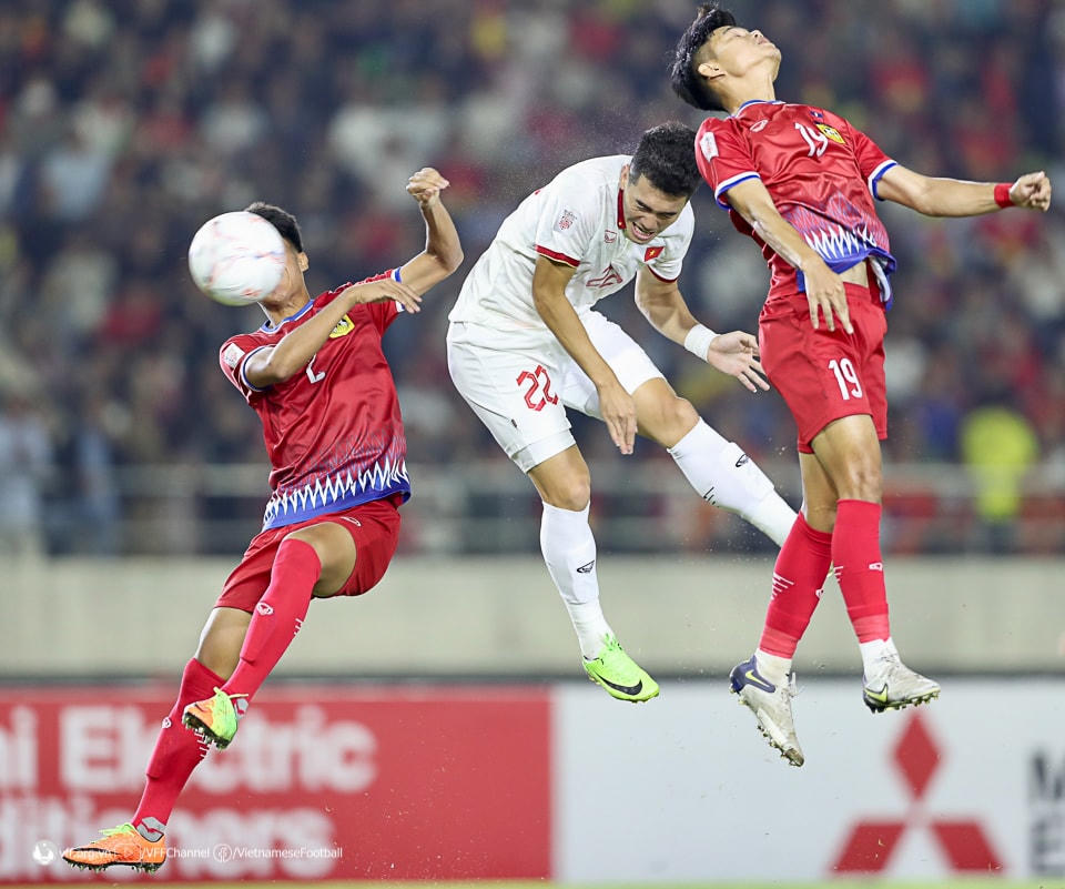 ĐT Việt Nam đã có trận khởi đầu AFF Cup suôn sẻ. Ảnh: VFF.