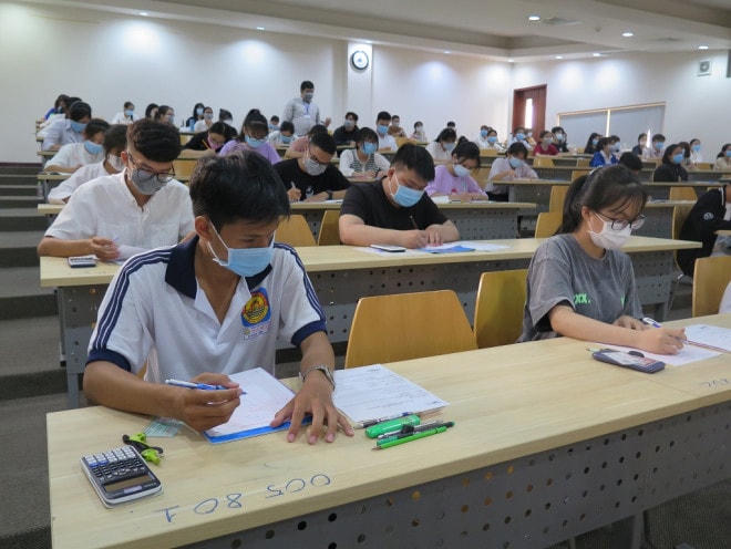 Thí sinh dự thi đánh giá năng lực năm 2023. Ảnh: TL.