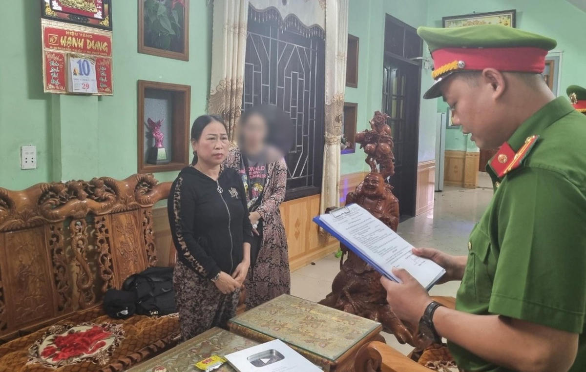 Đối tượng Nguyễn Thị Mỹ Linh. (Ảnh CTV).