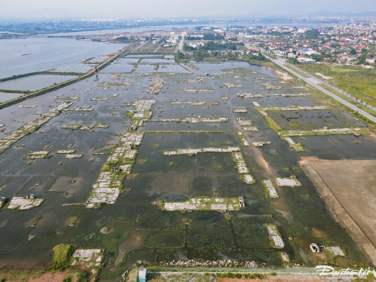Theo Sở Nông nghiệp và Phát triển nông thôn tỉnh Thanh Hóa cho biết: Năm 2017, tổng diện tích sản xuất muối trên địa bàn tỉnh là 197ha, trong đó, huyện Hậu Lộc 123ha, thị xã Nghi Sơn 74ha. Sau 7 năm, đến 2024, tổng diện tích sản xuất muối trên toàn tỉnh chỉ lại gần 110 ha, vẫn tập trung tại 2 địa phương trên. Ảnh: Đình Minh