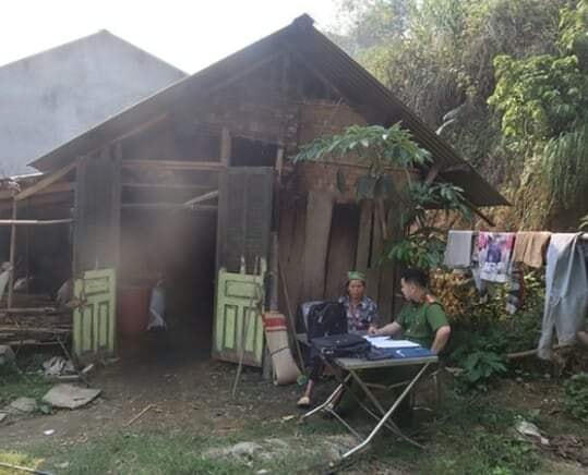 Ngôi nhà nơi có hai người sau khi uống rượu bị tử vong