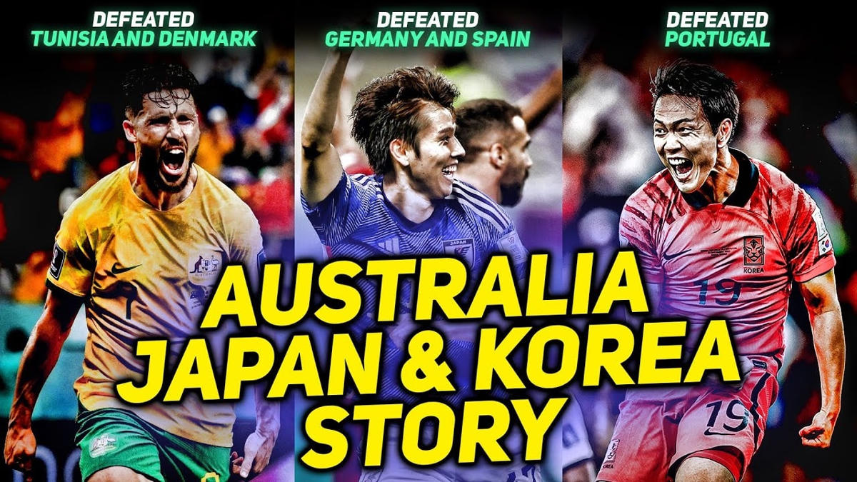 3 đội bóng AFC đã làm tinh thần châu Á trỗi dậy ở World Cup 2022, dù không thể giành vé vào tứ kết.