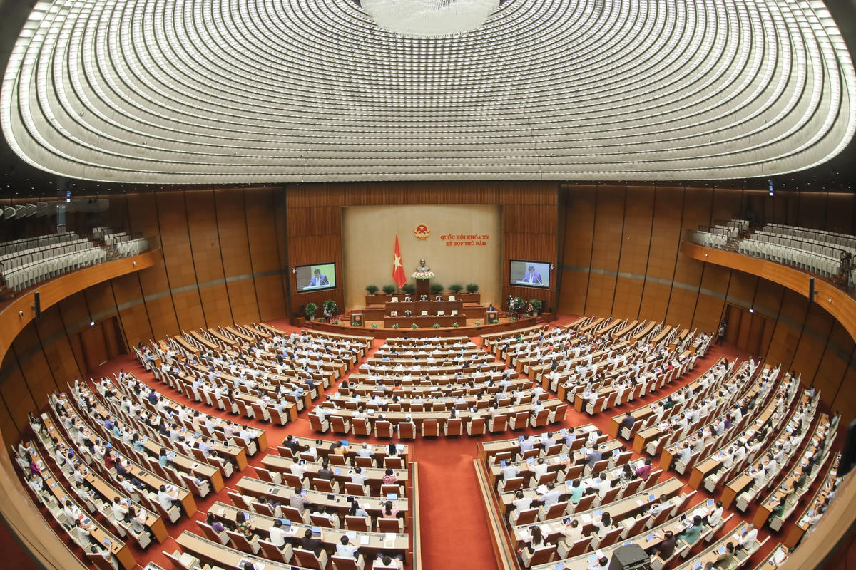 Quang cảnh ngày họp Quốc hội, 23/5. Ảnh: Quang Vinh.