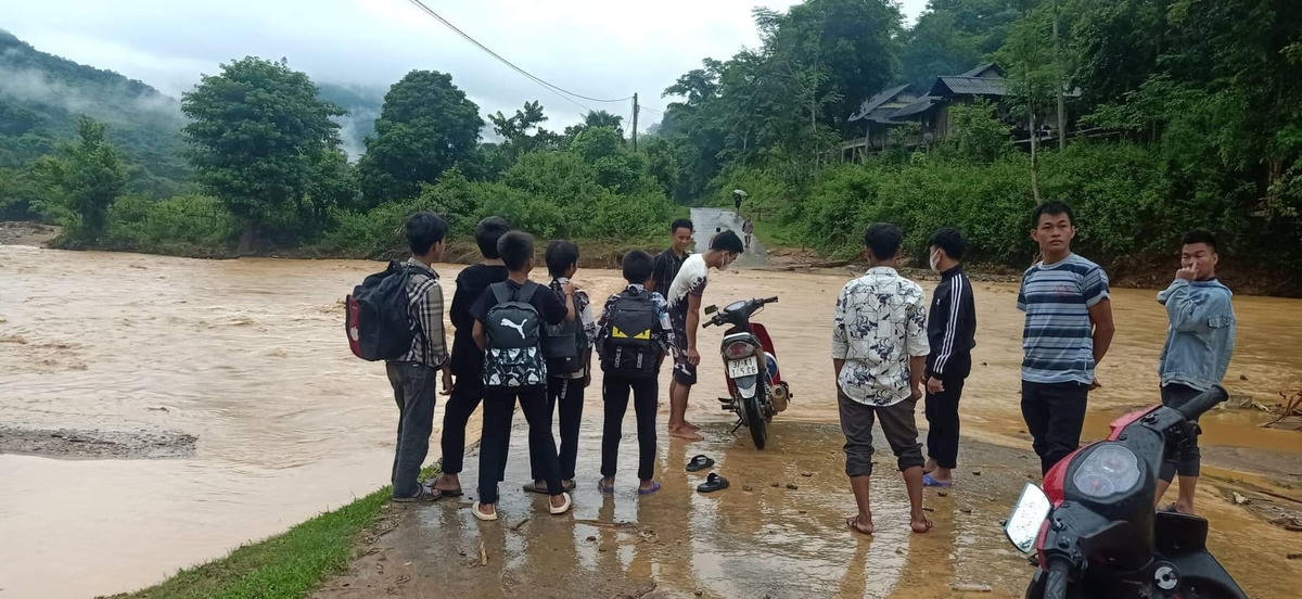 Hiện học sinh thuộc 5 điểm trường từ Mầm non đến THCS thuộc 2 xã Chiêu Lưu và Bảo Nam chưa thể khai giảng.