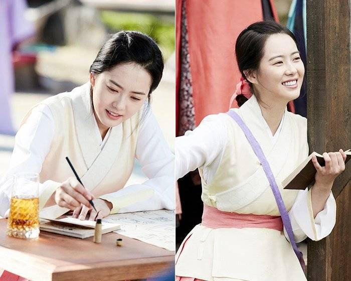 Tạo hình của Go Ara trong “Hoa kiếm”.