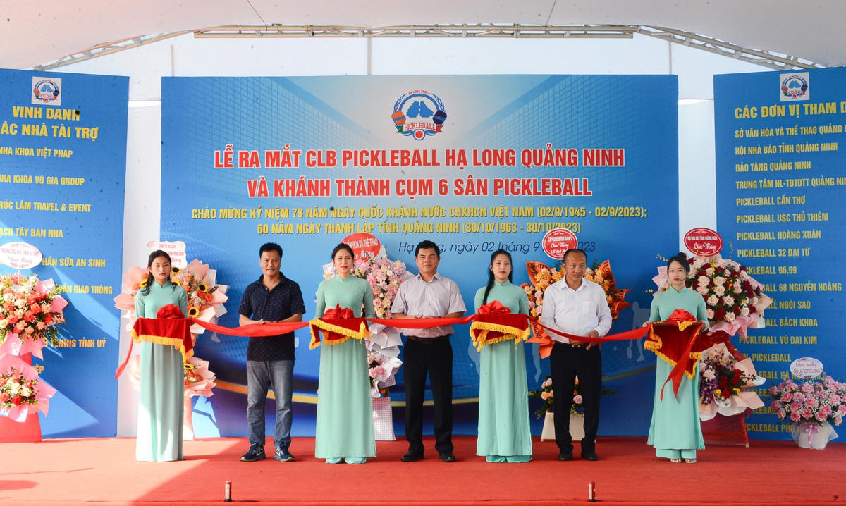 CLB Pickleball Hạ Long, Quảng Ninh chính thức được ra mắt.