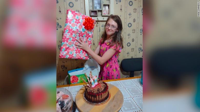 Cô bé Maranda Mathis 11 tuổi. Ảnh: CNN