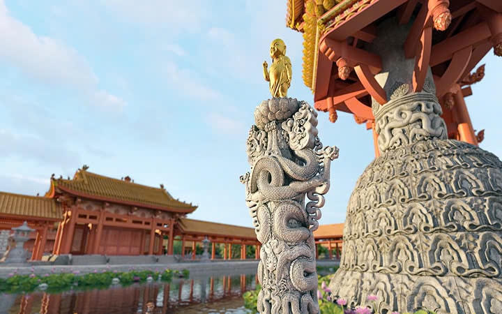 phuc dung Tu di toa thich ca so sinh