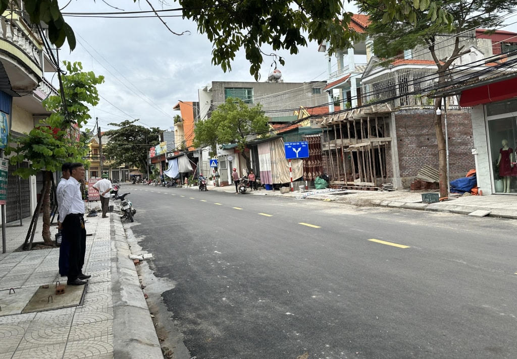 Công trình dự án Cải tạo, nâng cấp tuyến đường cộng đồng đi trung tâm xã Hiệp Hòa góp phần hoàn thành tiêu chí quan trọng về hạ tầng đô thị để xã Hiệp Hòa lên phường vào năm 2025.