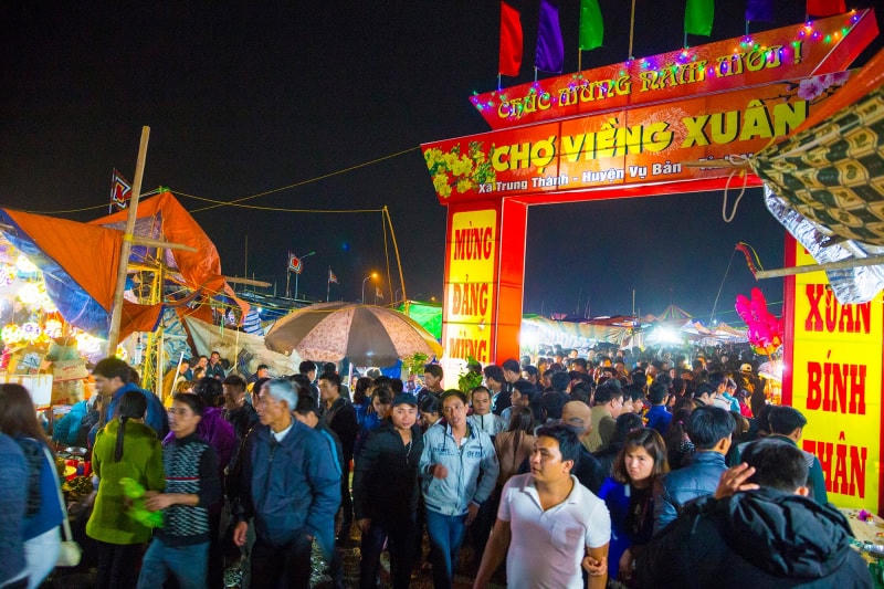 Lễ hội chợ Viềng xuân Nam Định.